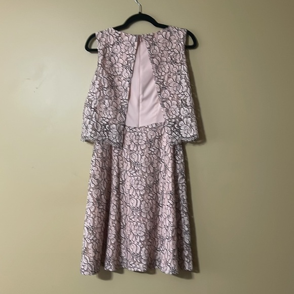 Antonio Melani Emma Lace pink black Dress  size 2 - Picture 5 of 10